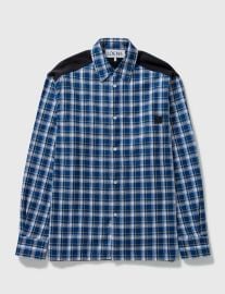 Loewe - Fleece Back Check Shirt HBX - Globally Curated Fashion and Lifestyle by Hypebeast at HBX